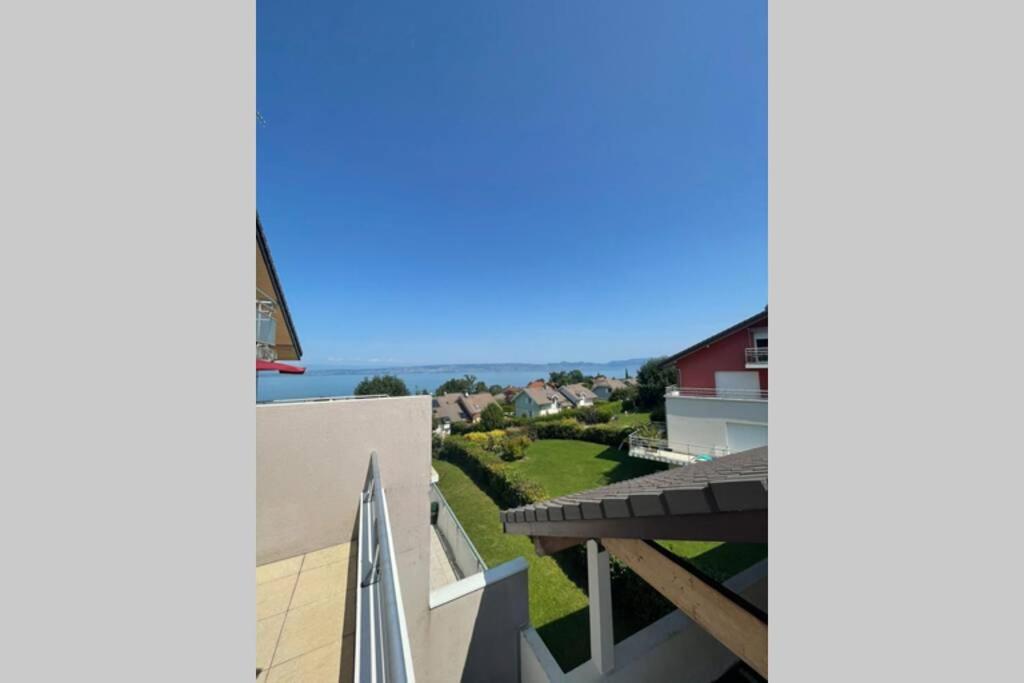 Superbe Appartement Au Calme Avec Vue Sur Le Lac. Évian-les-Bains Dış mekan fotoğraf